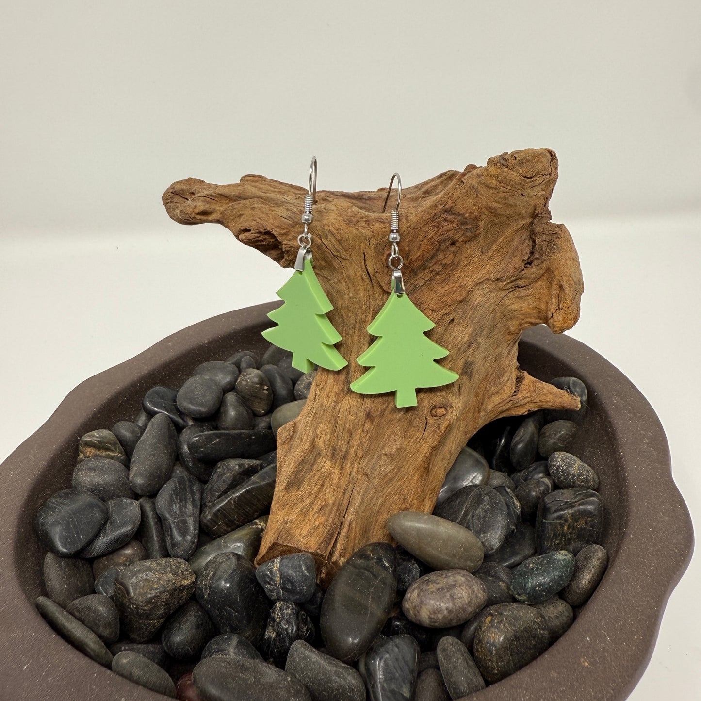 Acrylic earrings - Tree