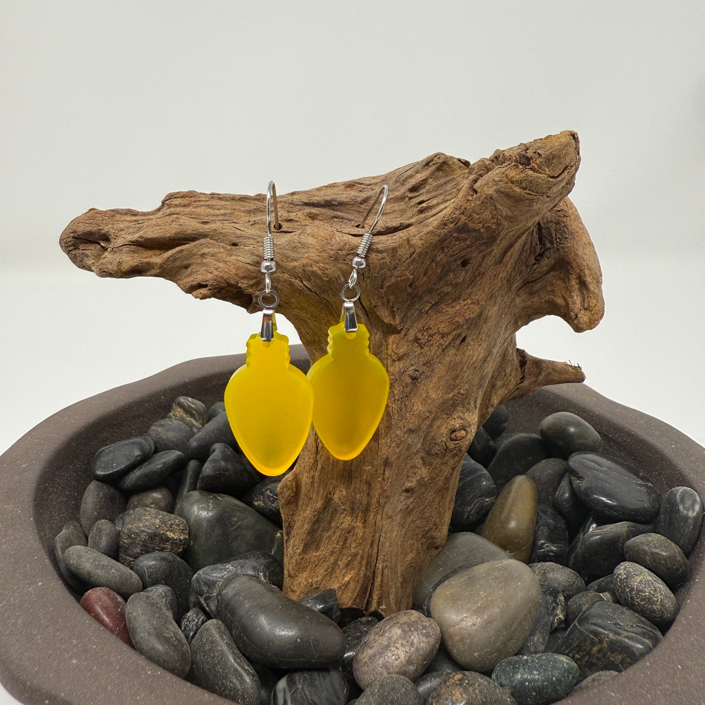 Acrylic earrings - Christmas Lights