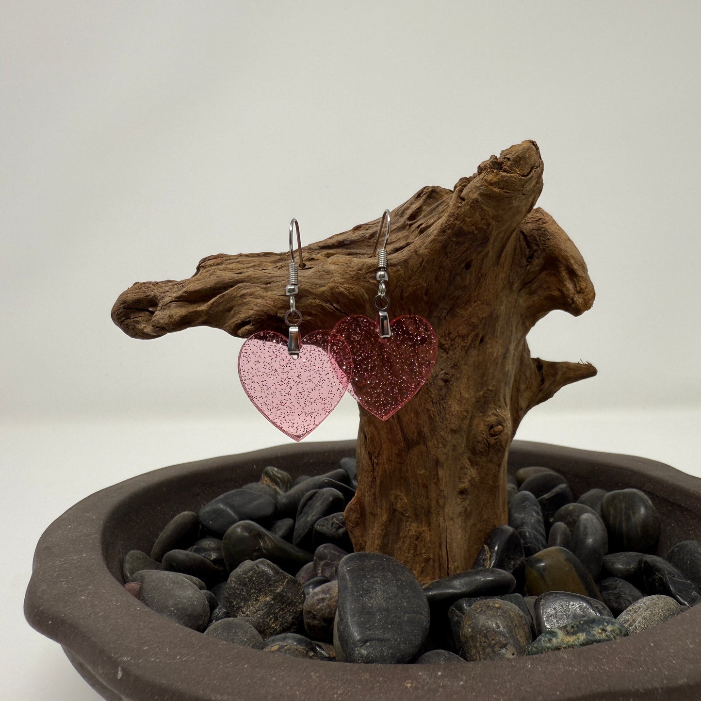 Acrylic earrings - Valentine's Day