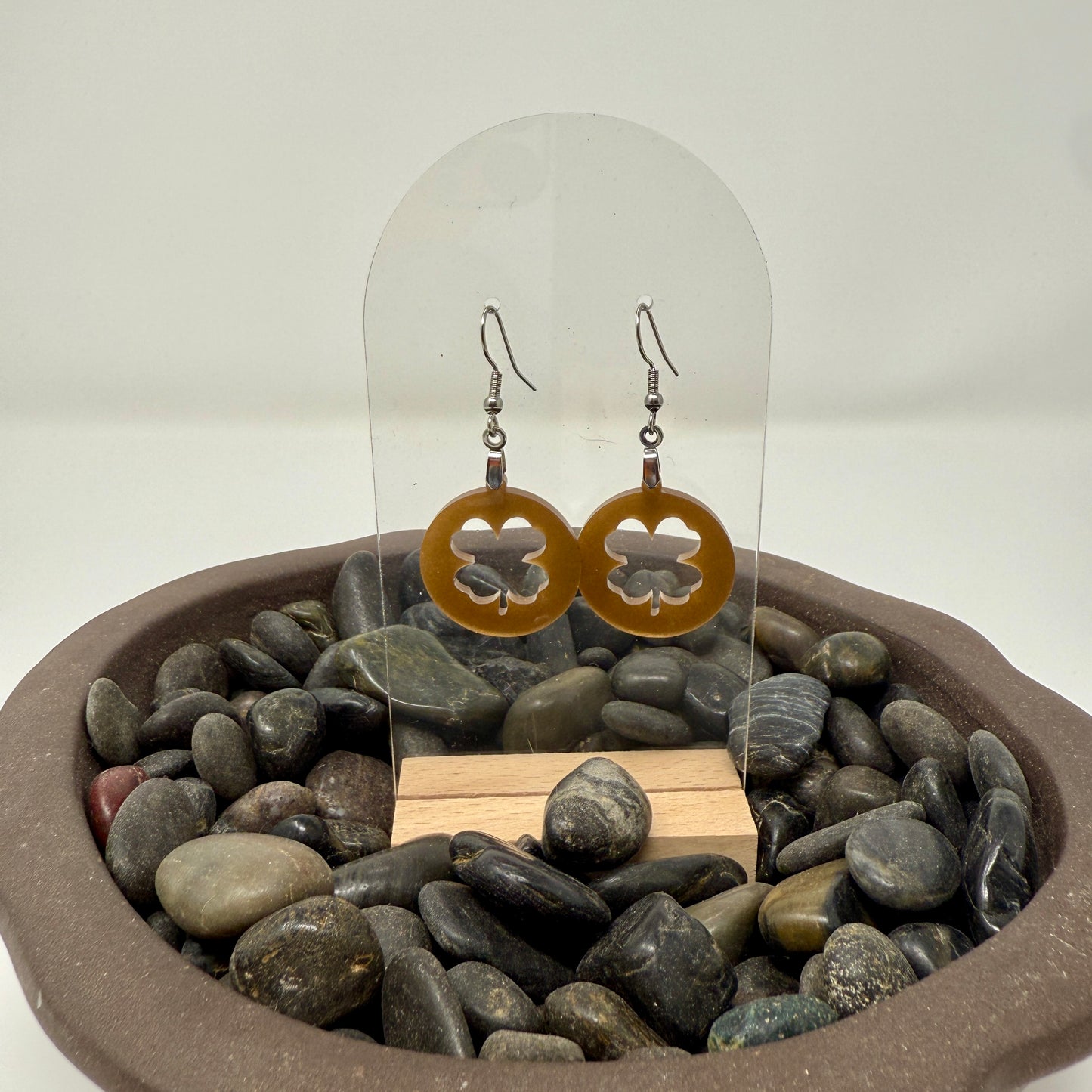 Acrylic earrings - St. Patrick's Day