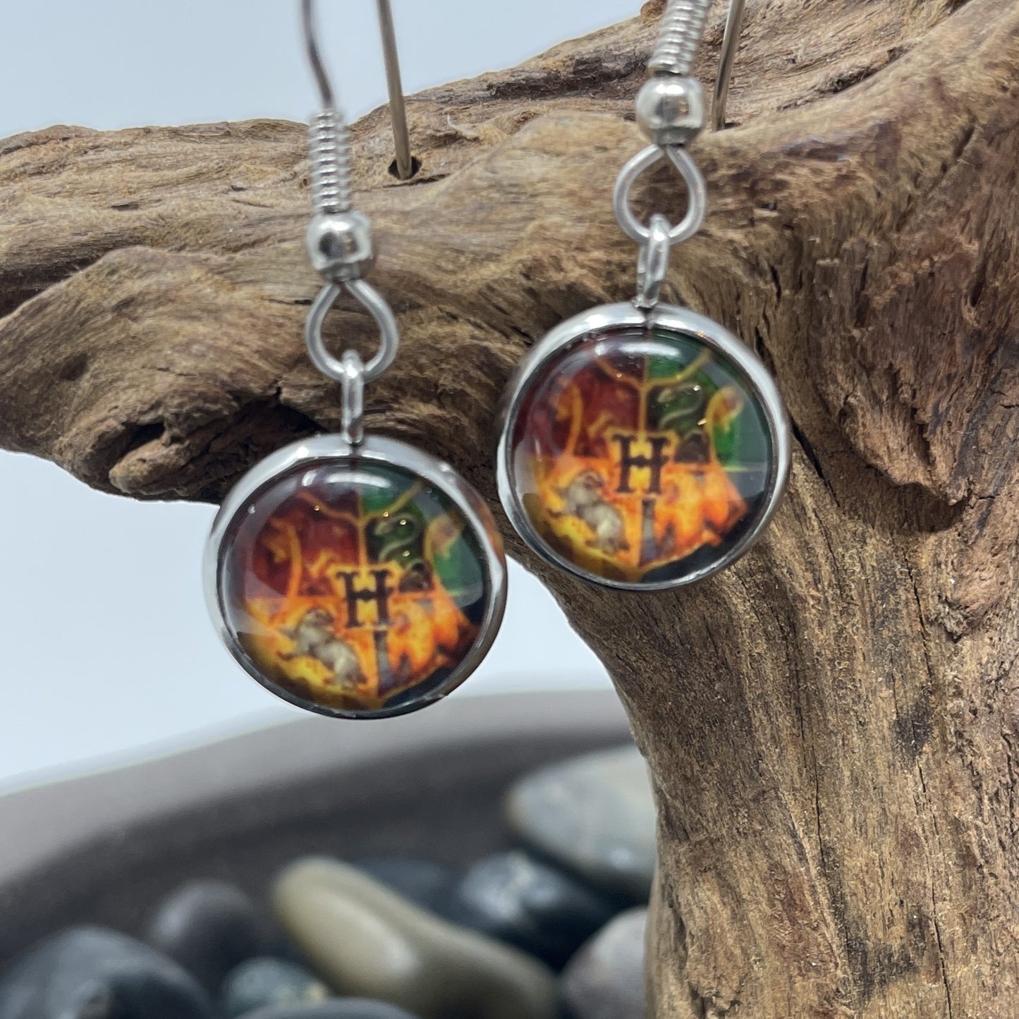 Glass Cabochon Earrings - Fandoms