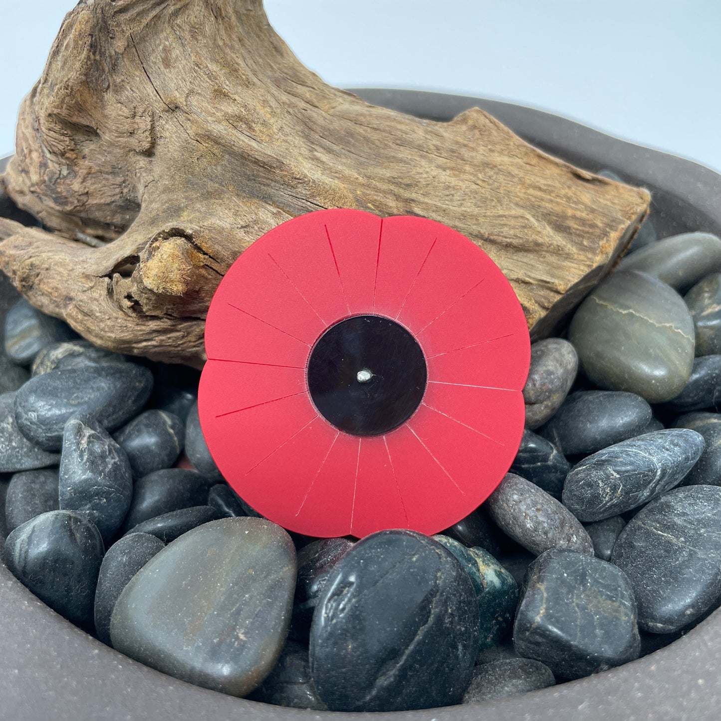 Poppy brooch