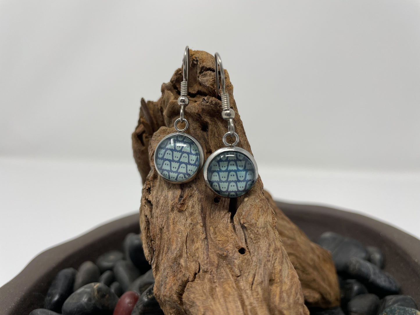 Glass Cabochon Earrings - Fandoms