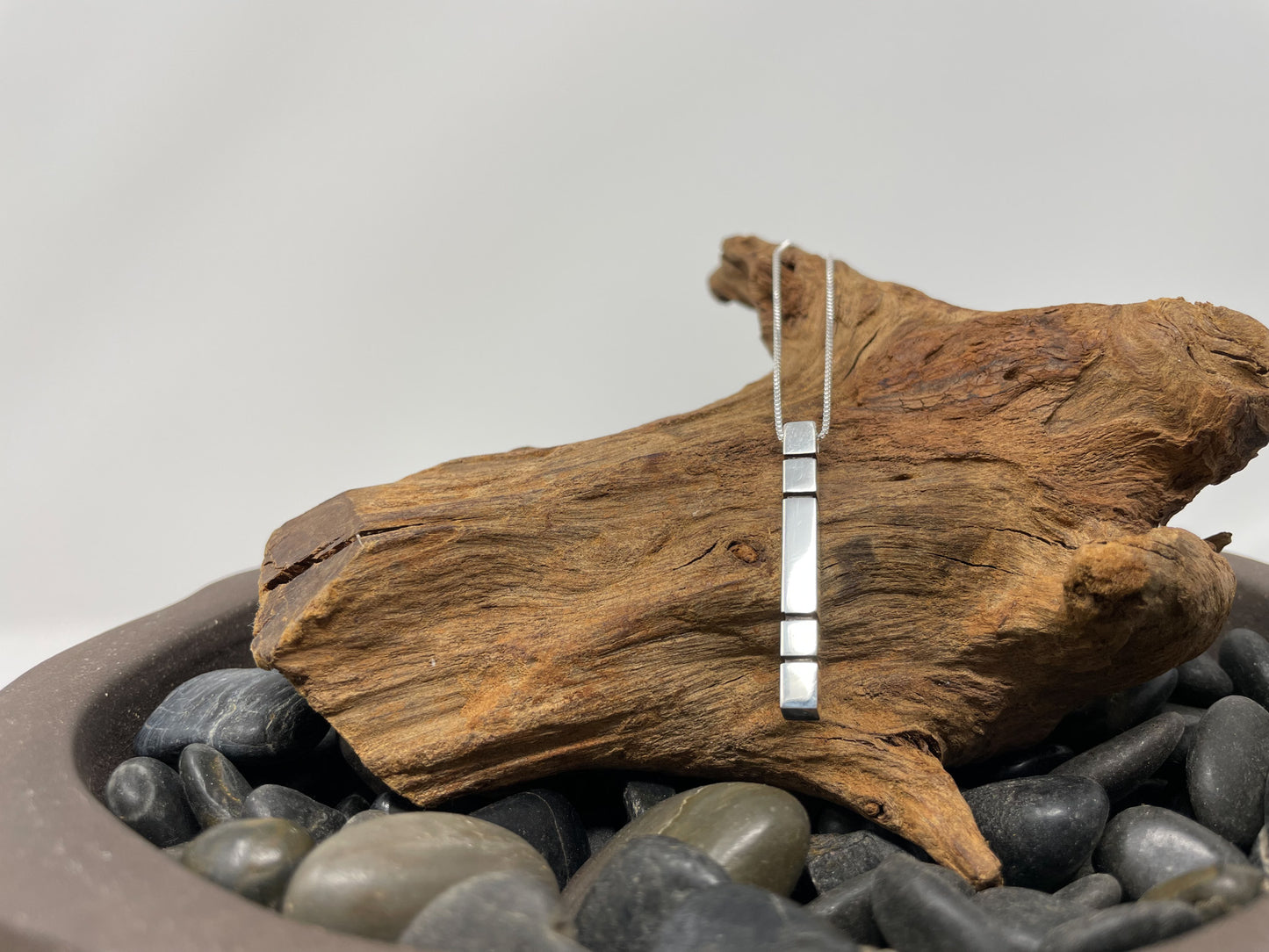 Sterling silver totem pendant